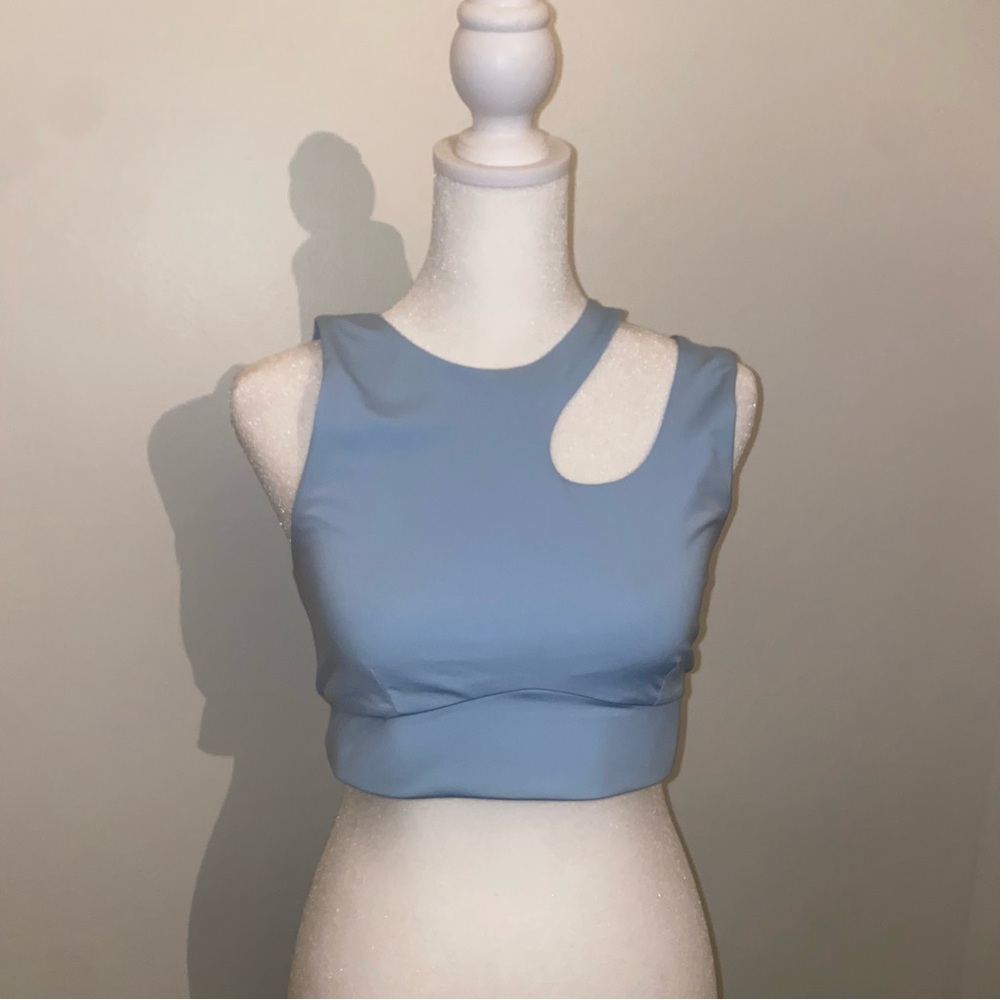Fabletics Blue Bra with Cut Out